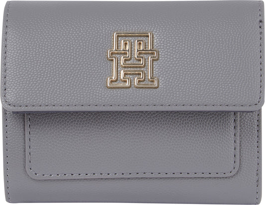 MEDIUM WALLET WITH FLAP AND MONOGRAM TH AW0AW15258 -PSE
