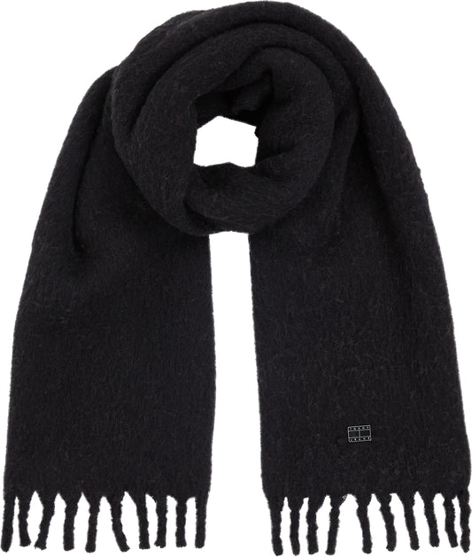 Wool blend scarf with fringes AW0AW15904 -BDS