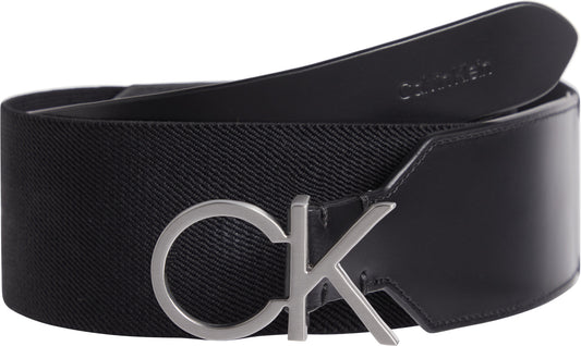 Leather Belt With Logo K60K611104 -BAX