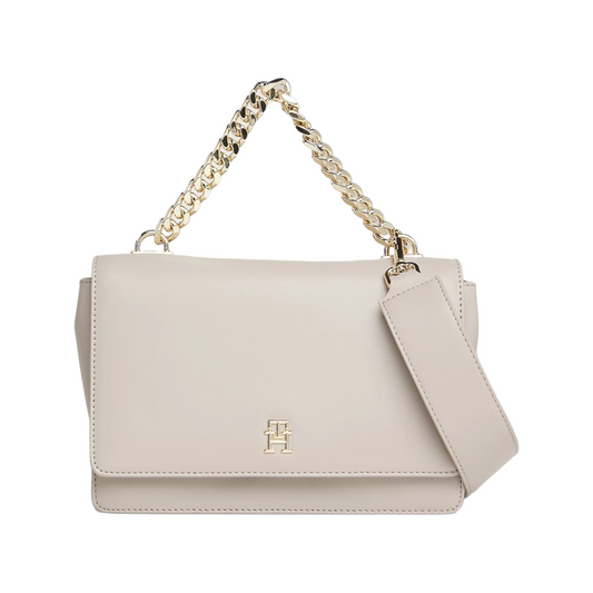 SHOULDER BAG WITH CHAIN ​​AND MONOGRAM AW0AW15725 -AES