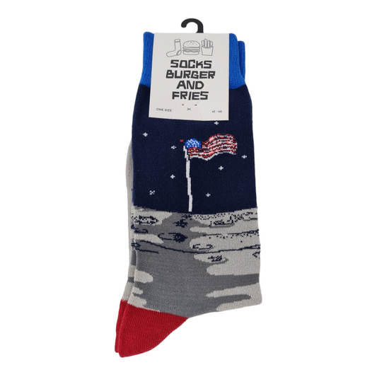 Socks Burger And Fries Man Of The Moon BF1012/5658
