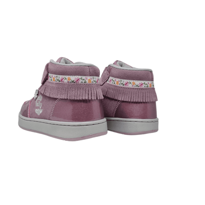 Mid-top sneakers with fringe LKAA8087