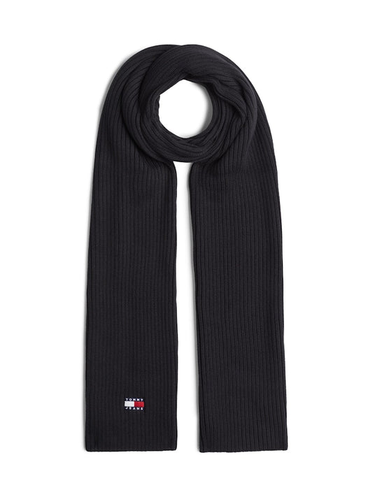 Heritage Ribbed Scarf with Badge AM0AM13332 -BDS