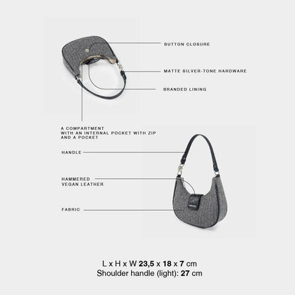 CHLO Shoulder Bag - GREY BOL00145-00.04