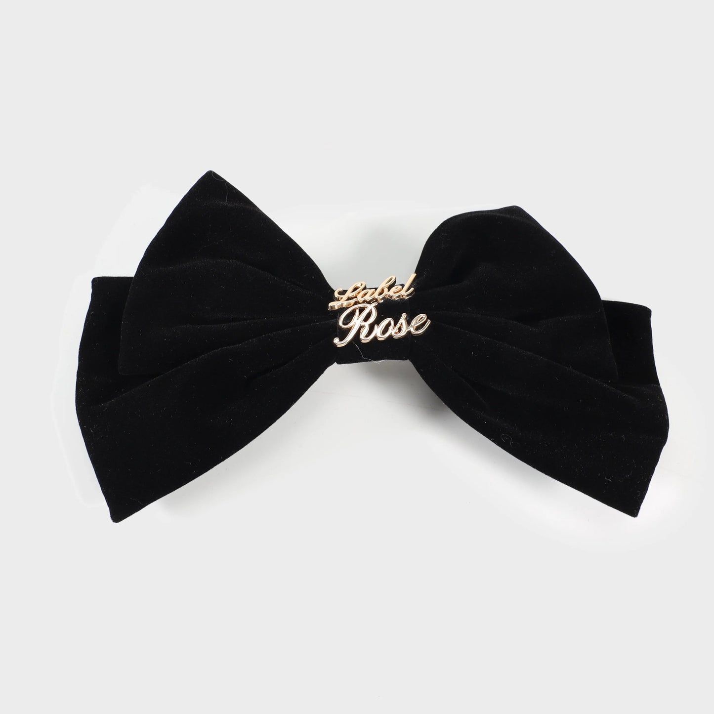 Black velvet bow CLIP0007