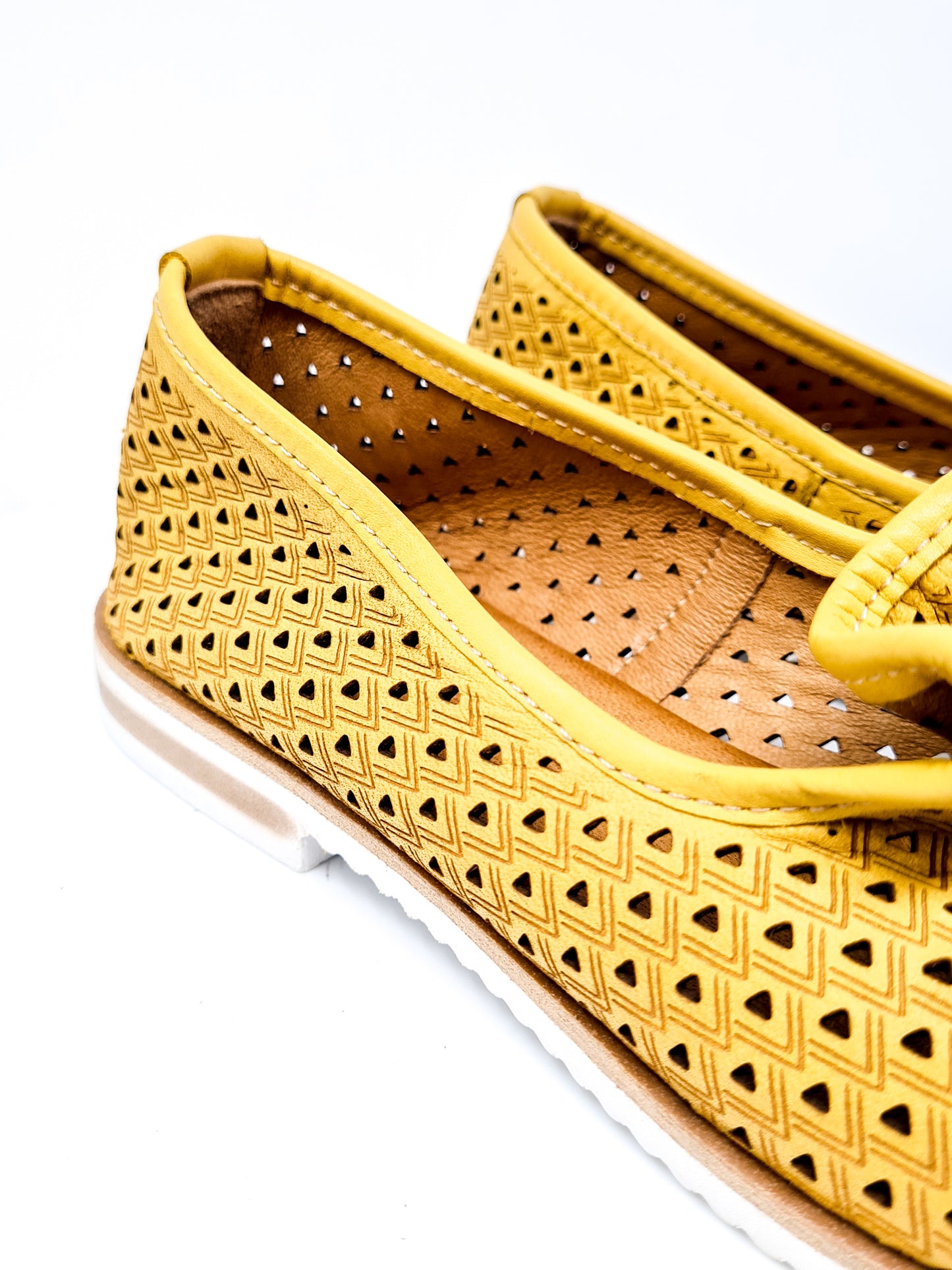 Woman's perforated moccasin