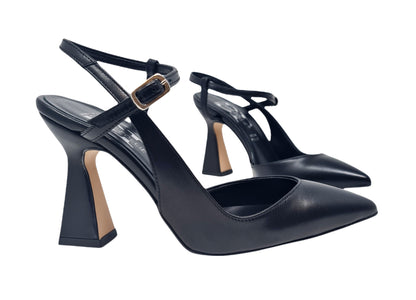 Black sandal with square heel 98/20160