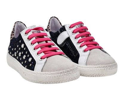 Girl's zip sneakers