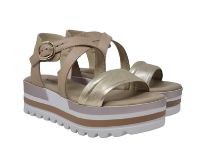 Women's platform sandal E218882D/418