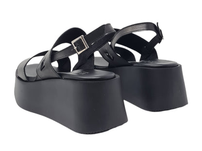 Black sandal with Platform 25612