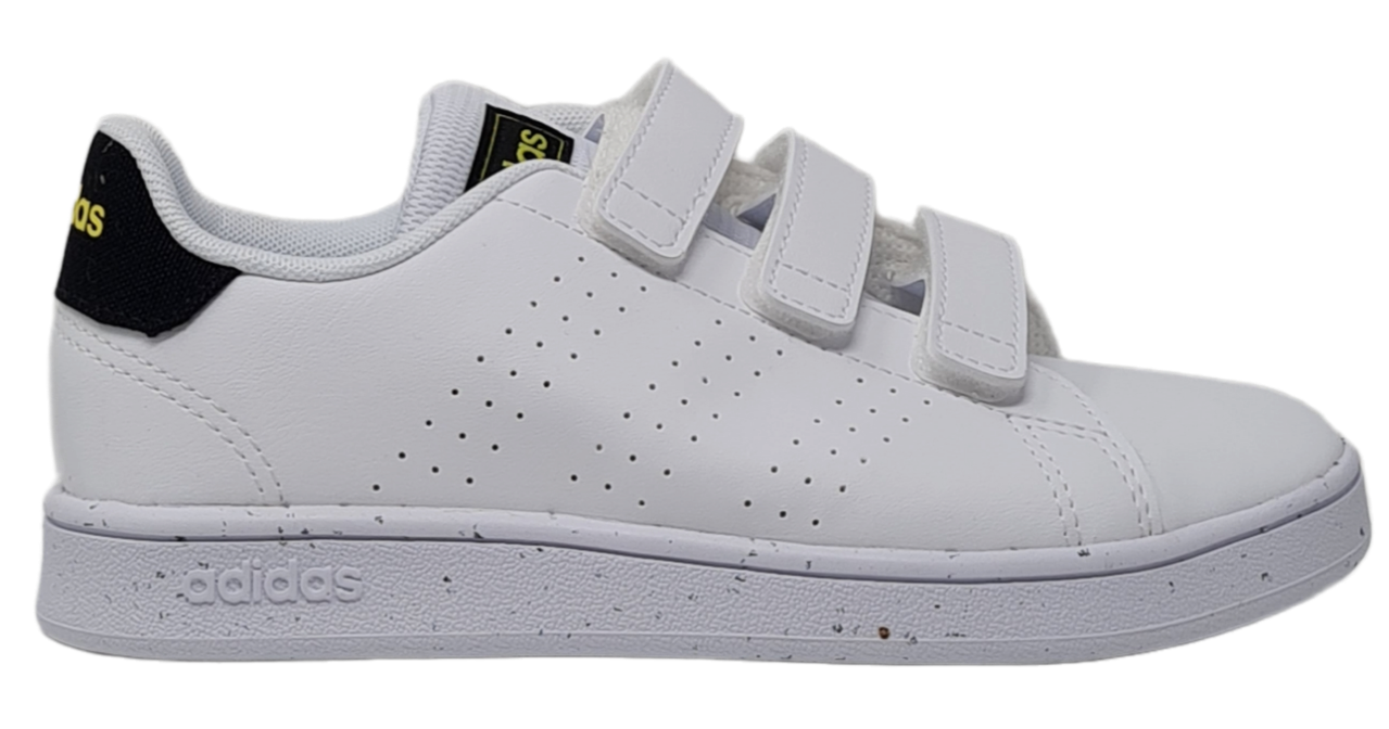 Adidas Size 2 White Advantage Sneakers
